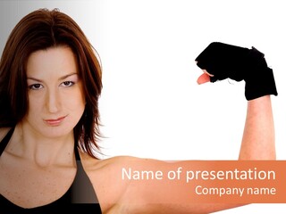 Biceps Body Full PowerPoint Template