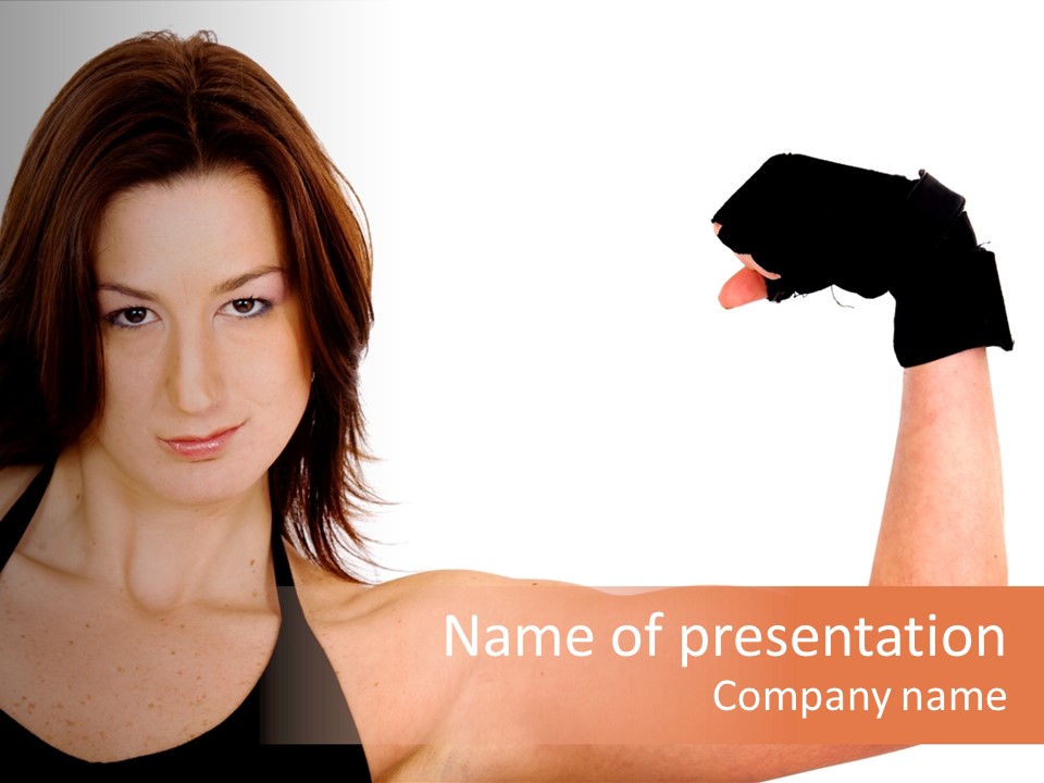 Biceps Body Full PowerPoint Template