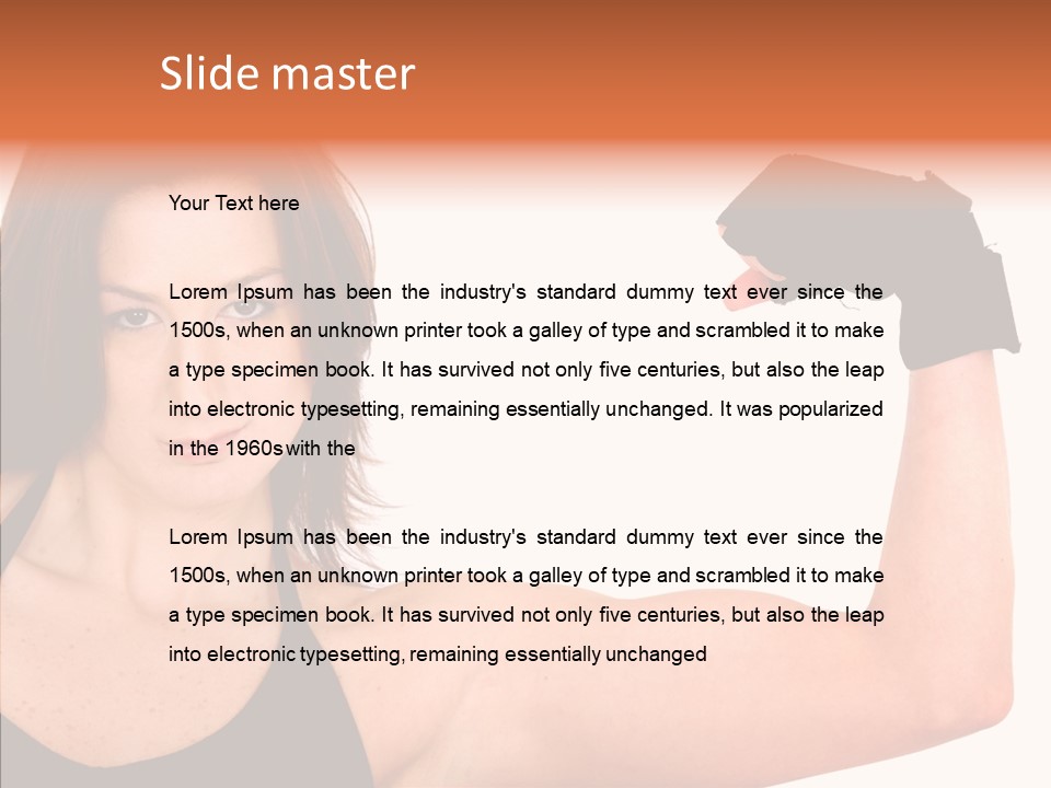 Biceps Body Full PowerPoint Template