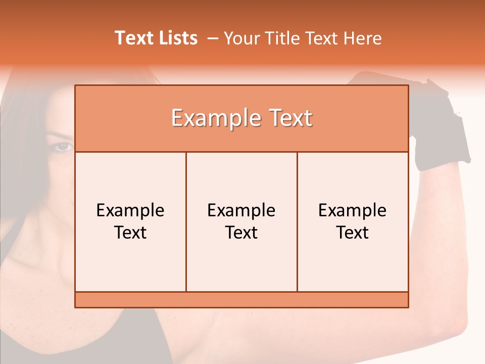 Biceps Body Full PowerPoint Template
