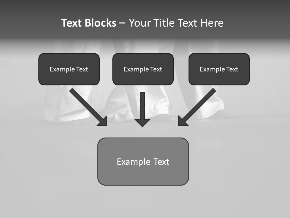 Aikido Hold Offense PowerPoint Template