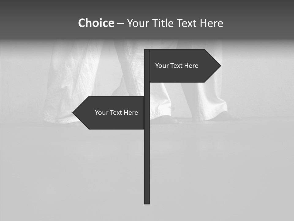 Aikido Hold Offense PowerPoint Template