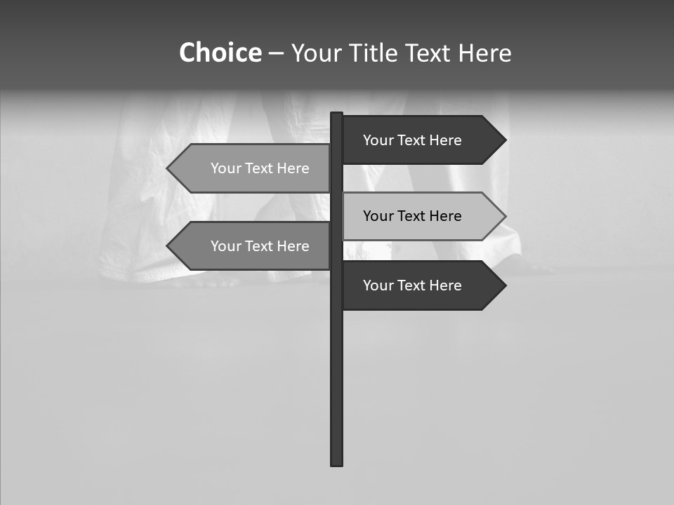 Aikido Hold Offense PowerPoint Template