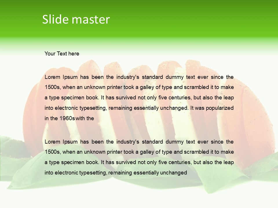 Foliage Spice Food PowerPoint Template