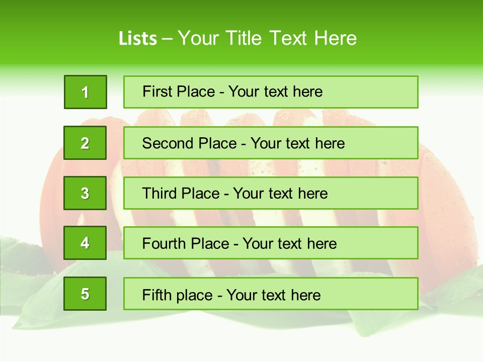 Foliage Spice Food PowerPoint Template