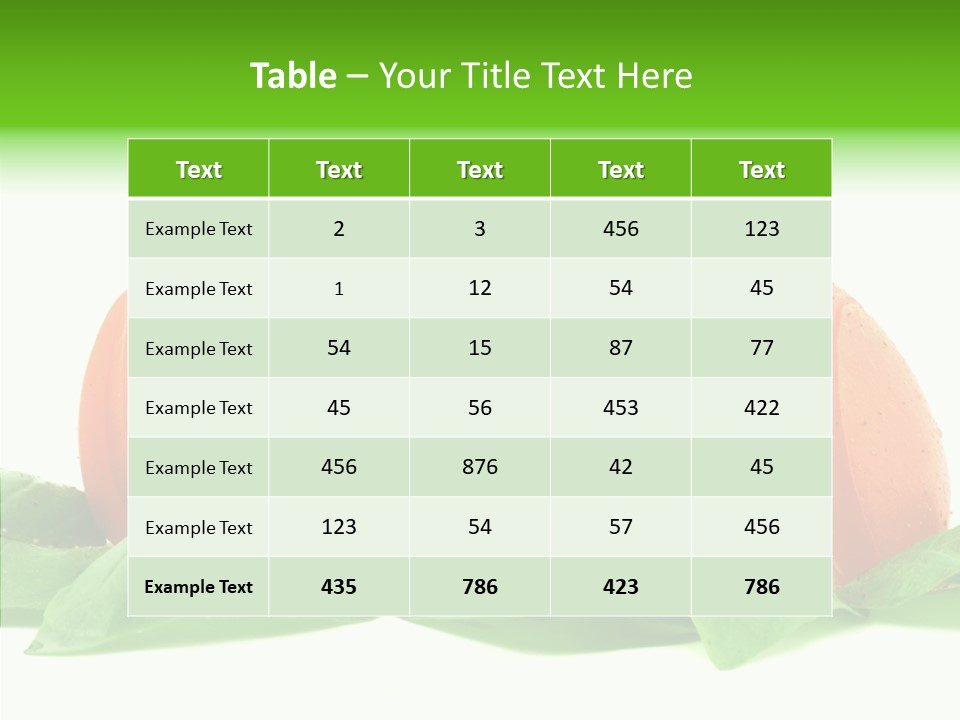 Foliage Spice Food PowerPoint Template