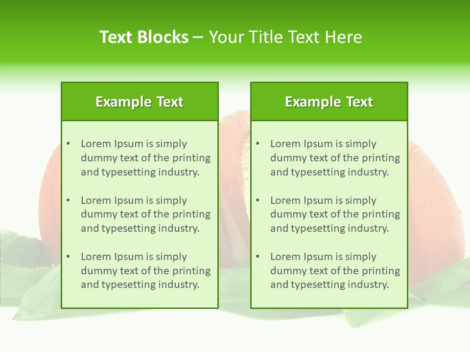Foliage Spice Food PowerPoint Template