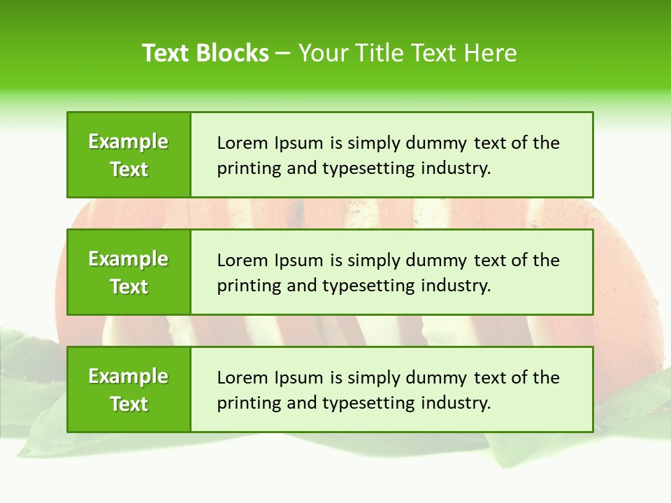Foliage Spice Food PowerPoint Template