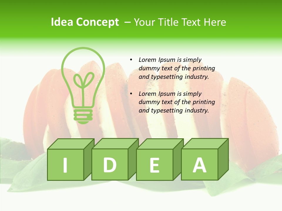 Foliage Spice Food PowerPoint Template