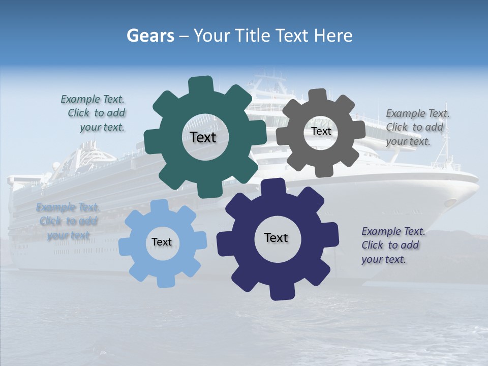 Princess Ship Star PowerPoint Template