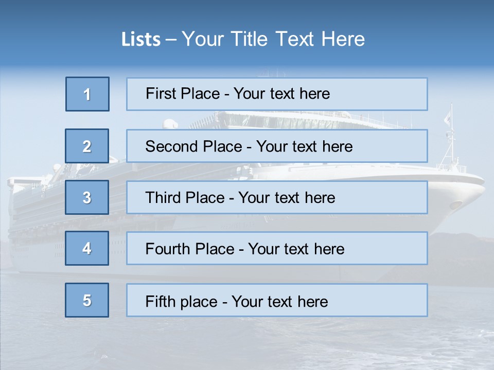 Princess Ship Star PowerPoint Template