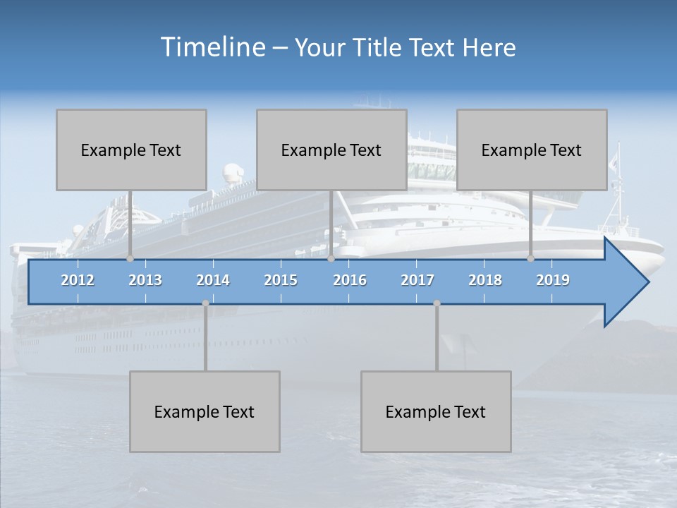 Princess Ship Star PowerPoint Template