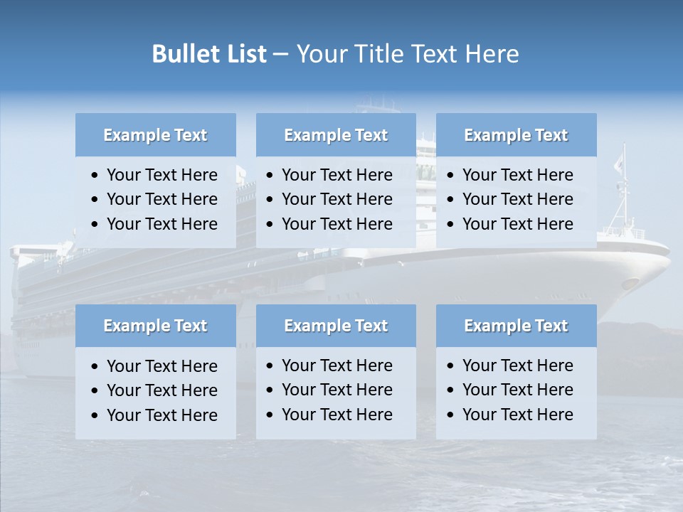 Princess Ship Star PowerPoint Template
