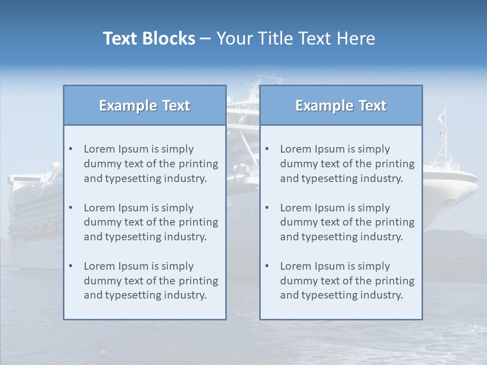 Princess Ship Star PowerPoint Template