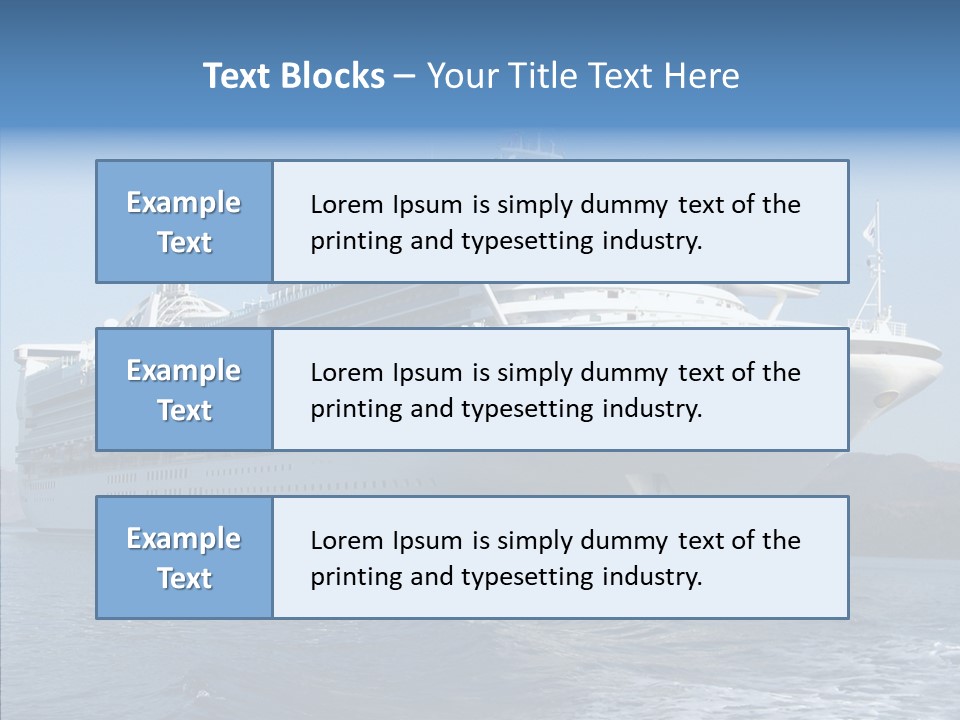 Princess Ship Star PowerPoint Template