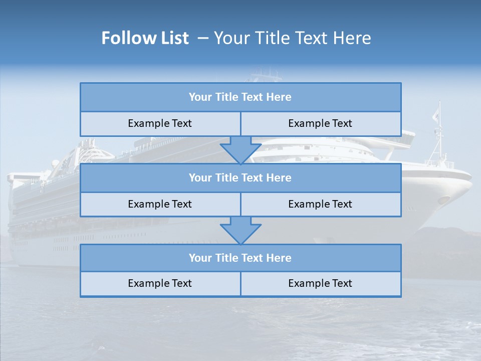 Princess Ship Star PowerPoint Template