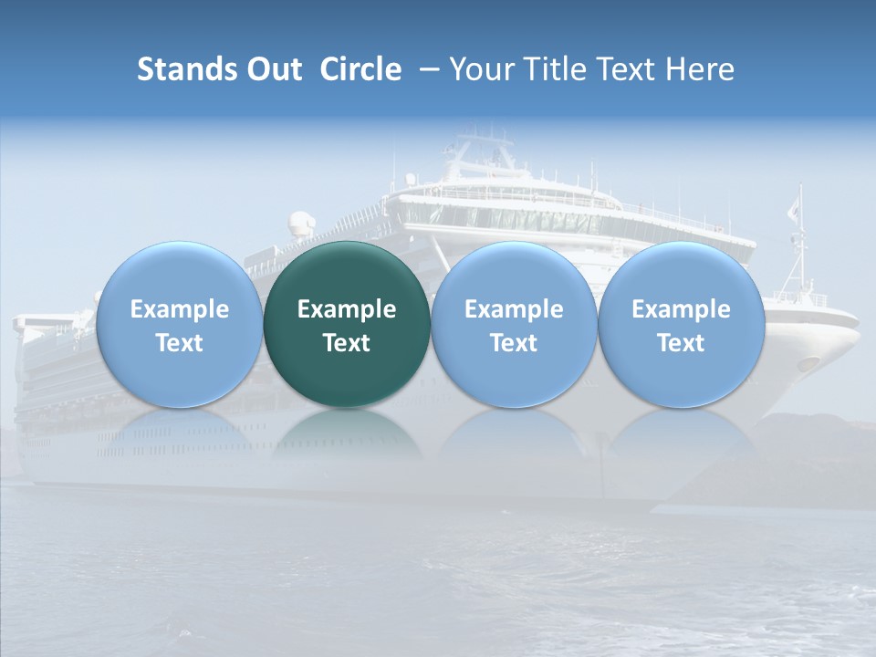 Princess Ship Star PowerPoint Template