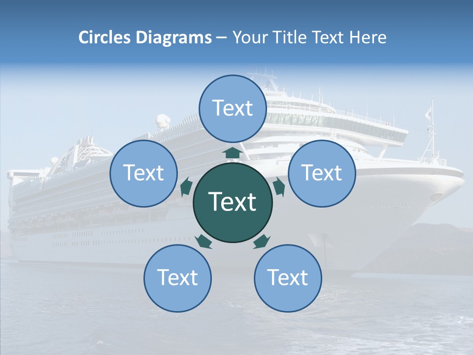 Princess Ship Star PowerPoint Template