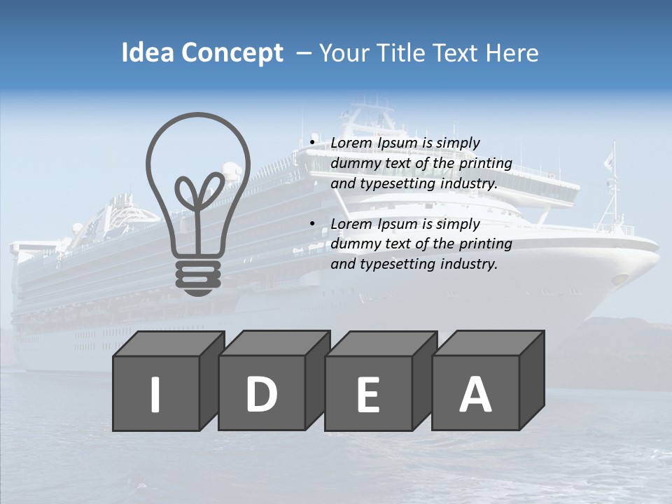 Princess Ship Star PowerPoint Template