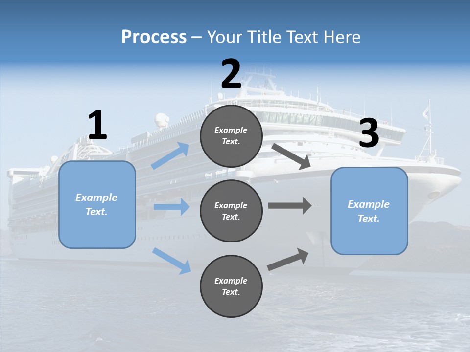 Princess Ship Star PowerPoint Template