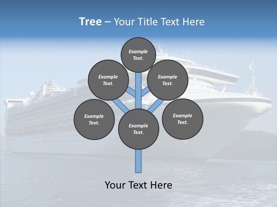 Princess Ship Star PowerPoint Template
