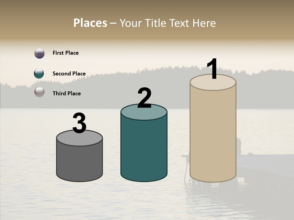 Couple Elderly Vacation PowerPoint Template