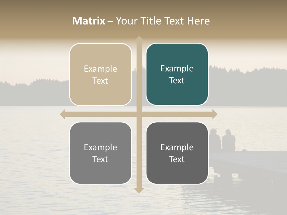 Couple Elderly Vacation PowerPoint Template