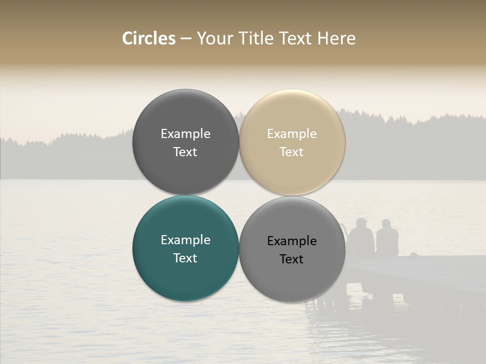 Couple Elderly Vacation PowerPoint Template