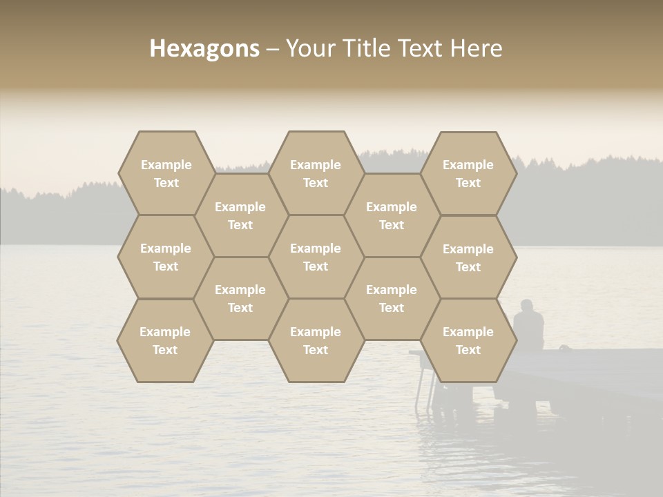 Couple Elderly Vacation PowerPoint Template