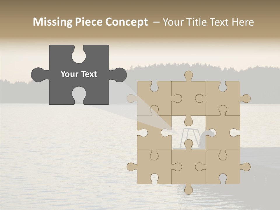 Couple Elderly Vacation PowerPoint Template