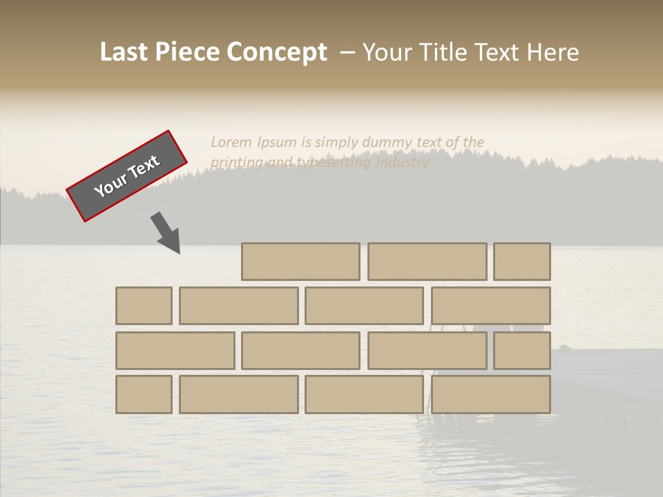 Couple Elderly Vacation PowerPoint Template