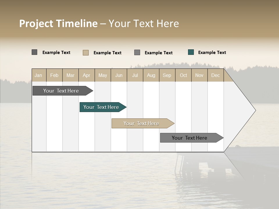 Couple Elderly Vacation PowerPoint Template