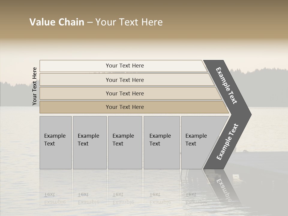 Couple Elderly Vacation PowerPoint Template