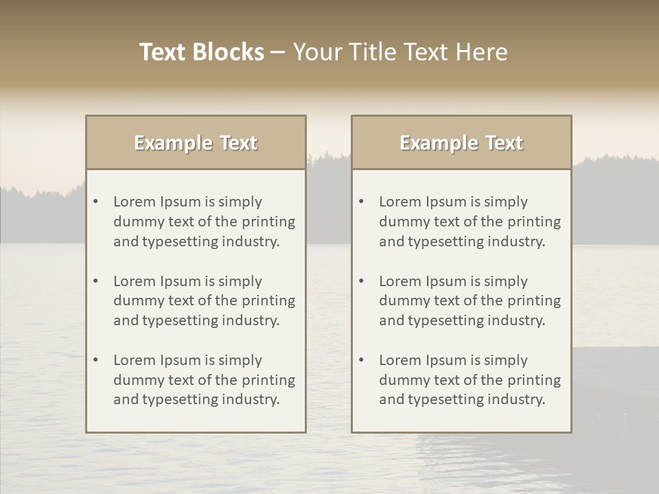 Couple Elderly Vacation PowerPoint Template