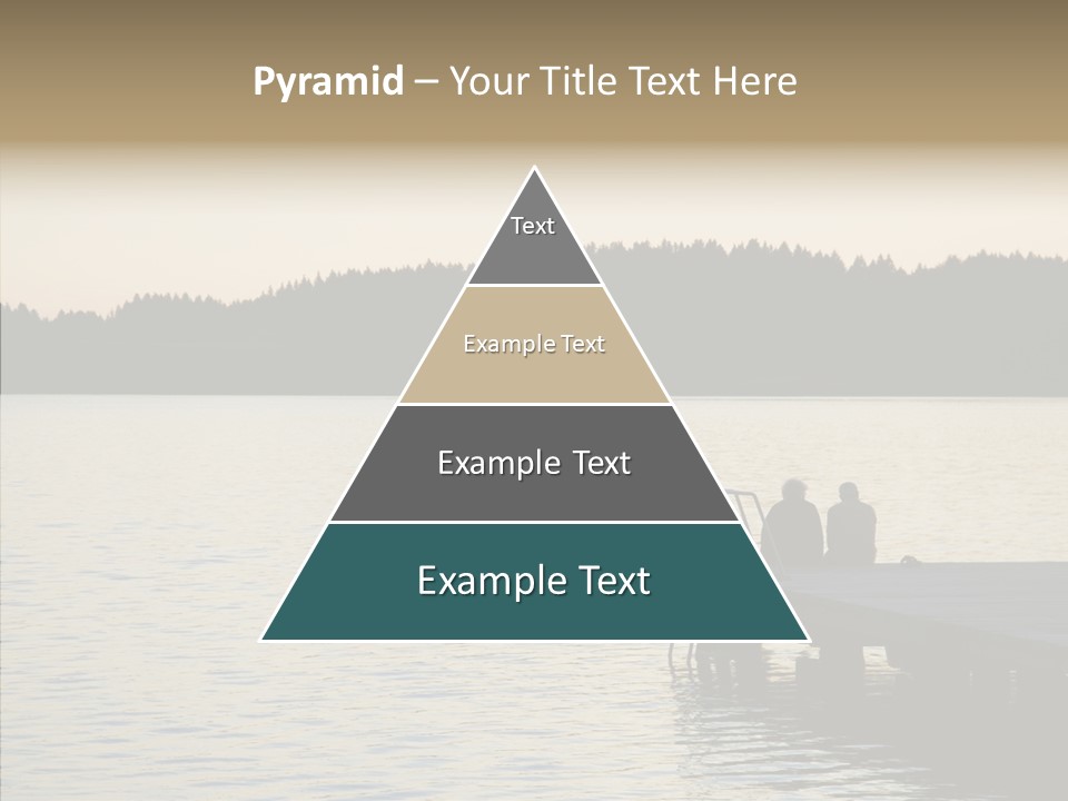 Couple Elderly Vacation PowerPoint Template