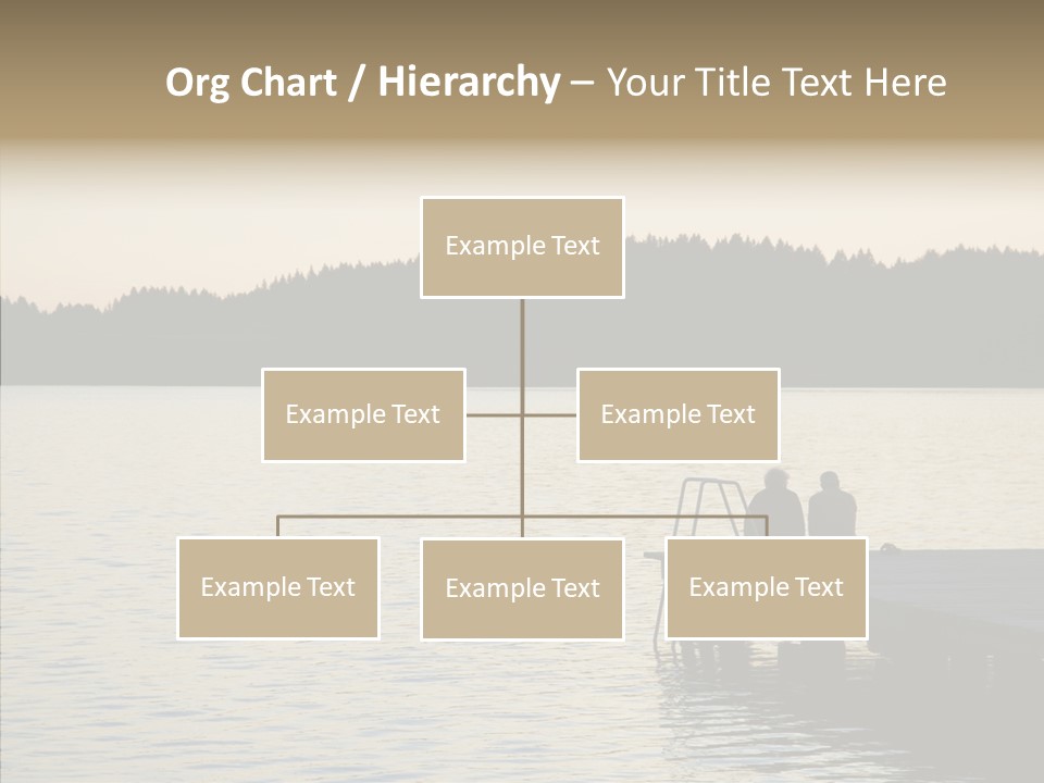 Couple Elderly Vacation PowerPoint Template