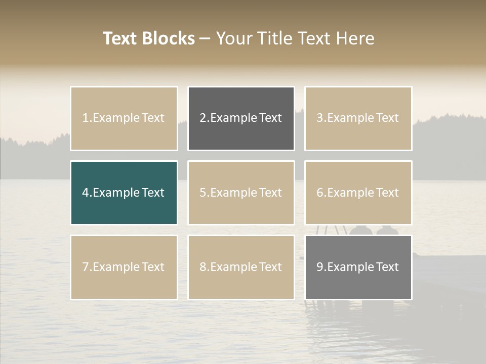 Couple Elderly Vacation PowerPoint Template