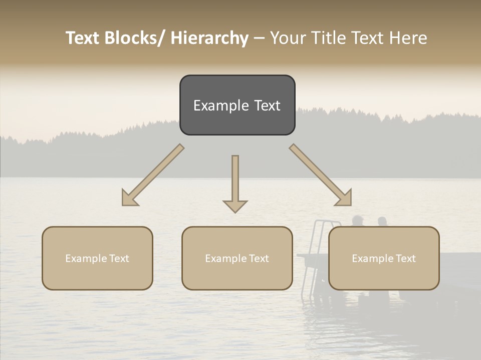 Couple Elderly Vacation PowerPoint Template