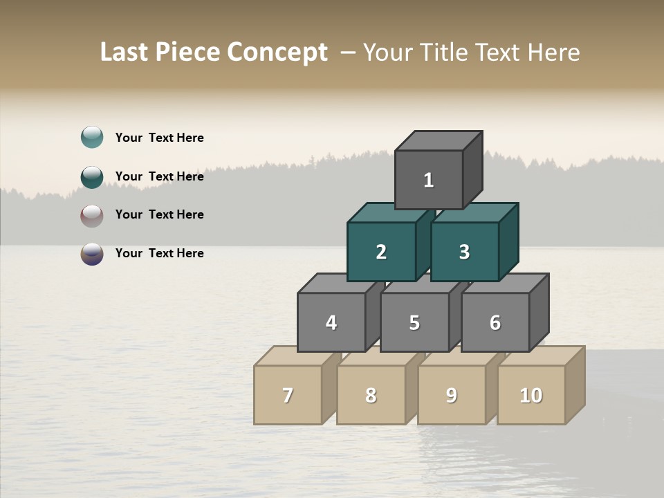 Couple Elderly Vacation PowerPoint Template