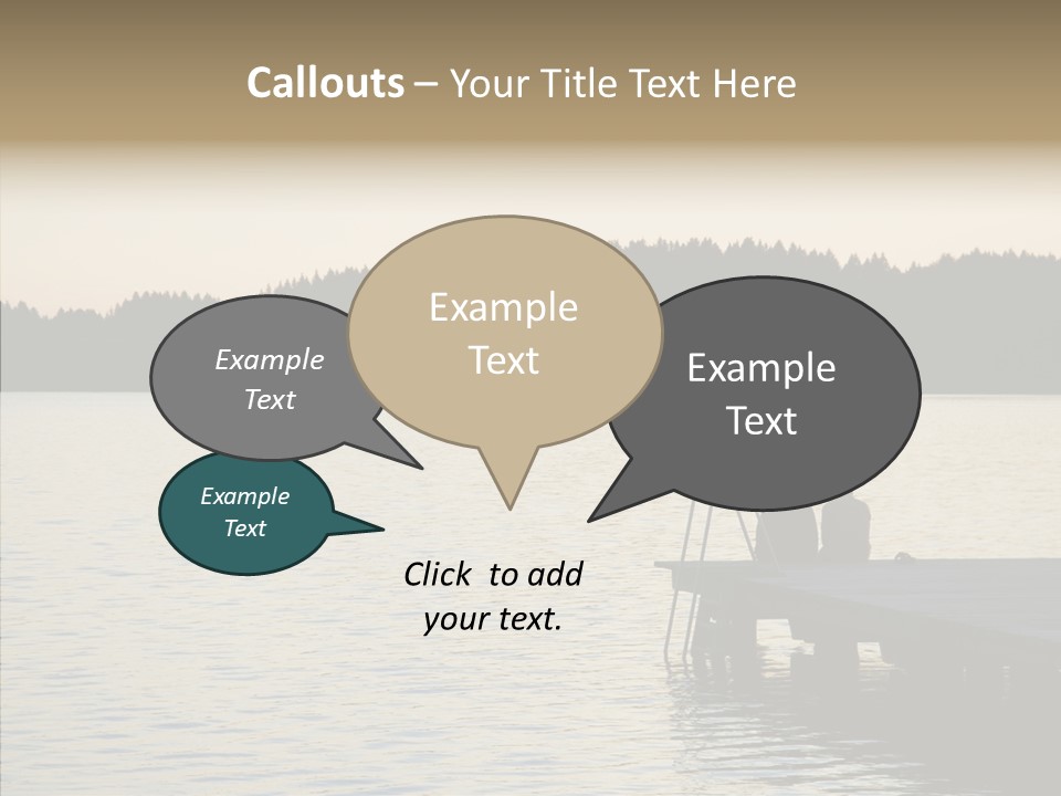 Couple Elderly Vacation PowerPoint Template