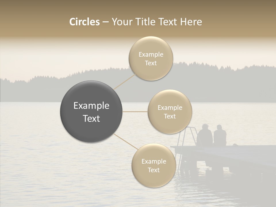 Couple Elderly Vacation PowerPoint Template