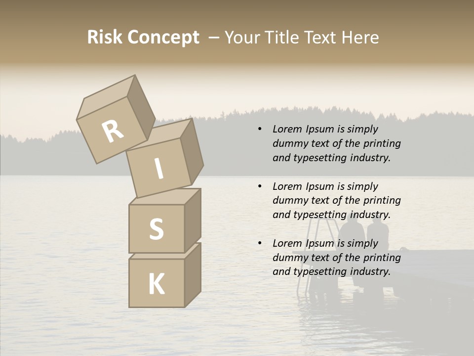 Couple Elderly Vacation PowerPoint Template