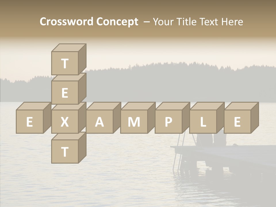 Couple Elderly Vacation PowerPoint Template