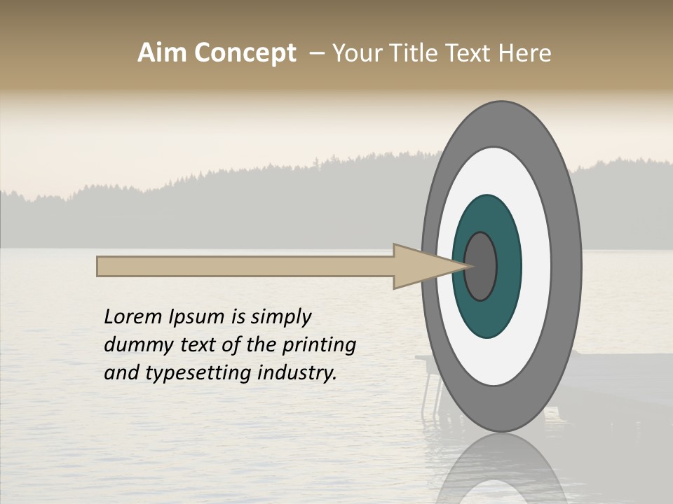 Couple Elderly Vacation PowerPoint Template