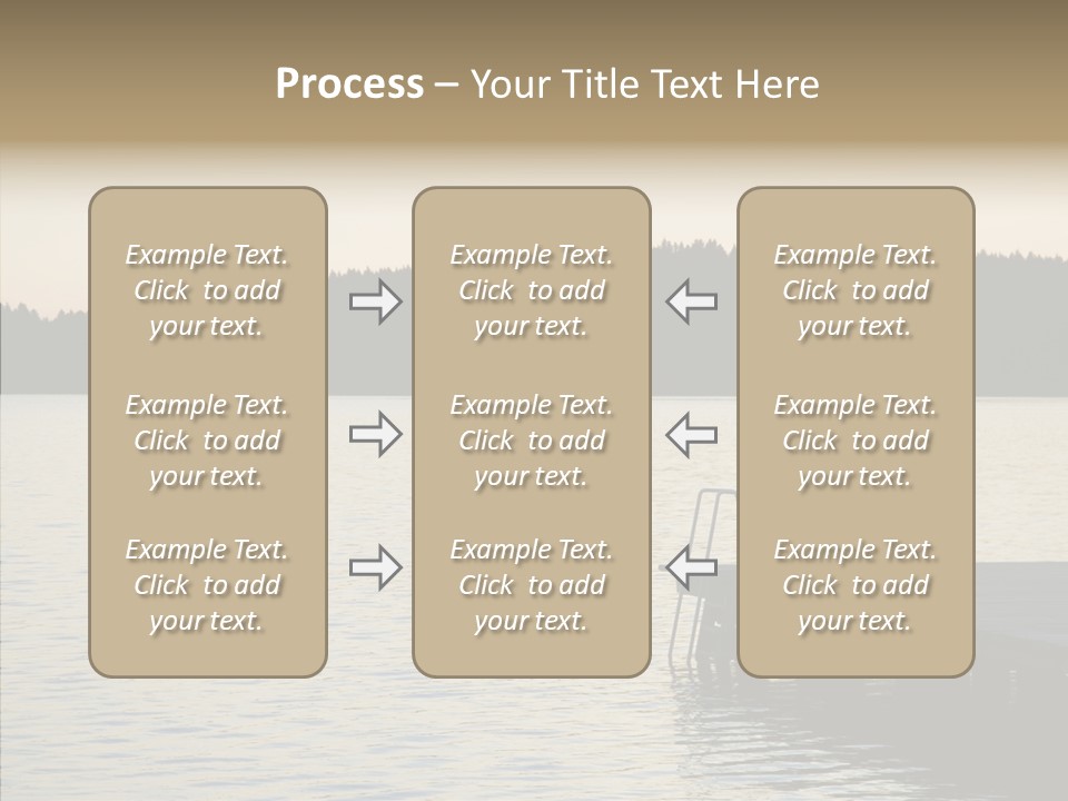 Couple Elderly Vacation PowerPoint Template