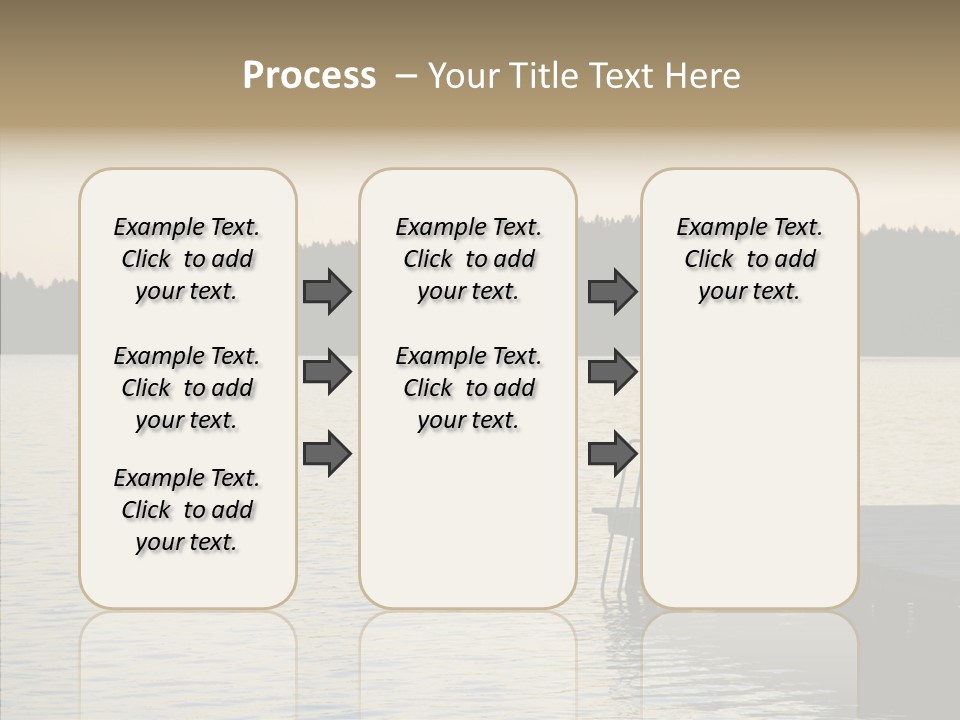 Couple Elderly Vacation PowerPoint Template
