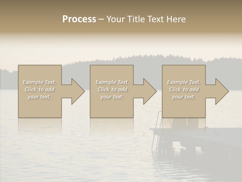 Couple Elderly Vacation PowerPoint Template