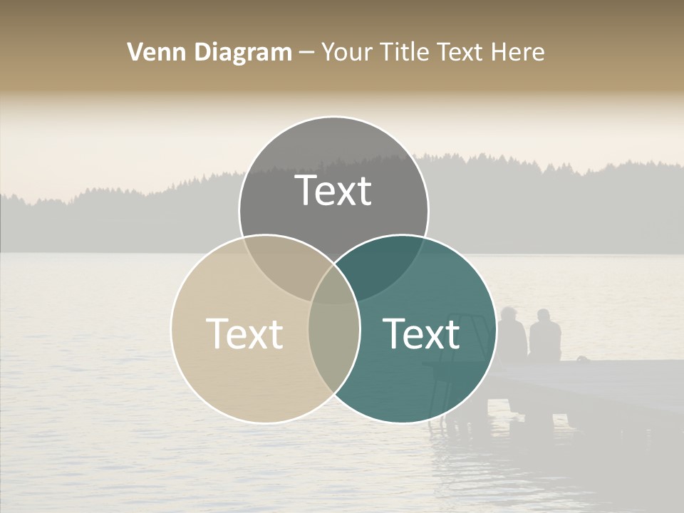 Couple Elderly Vacation PowerPoint Template