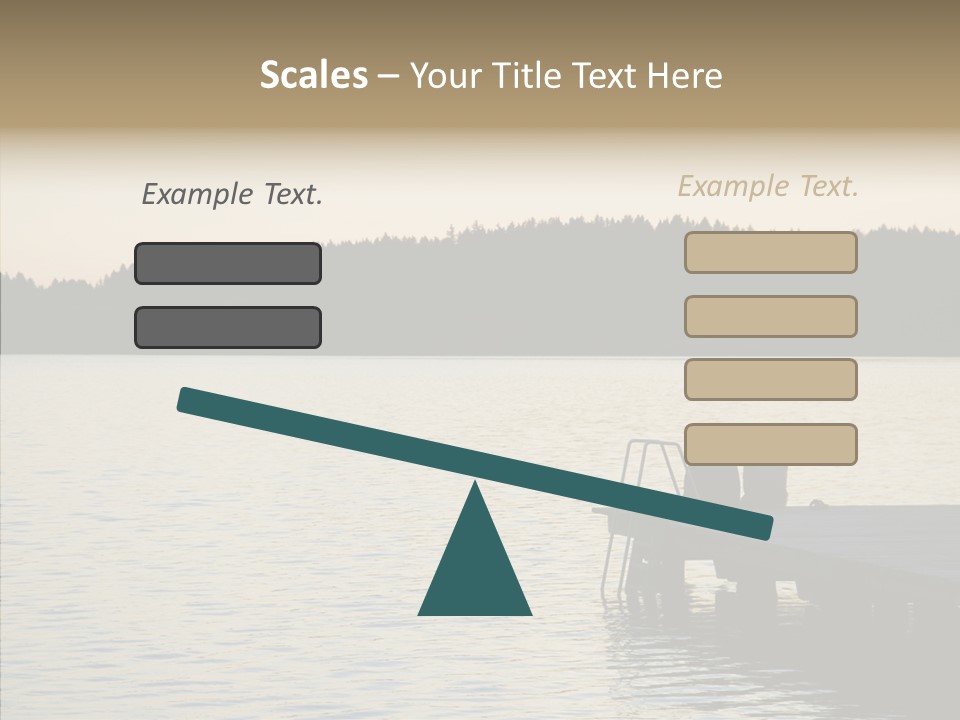 Couple Elderly Vacation PowerPoint Template