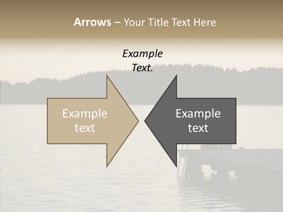 Couple Elderly Vacation PowerPoint Template